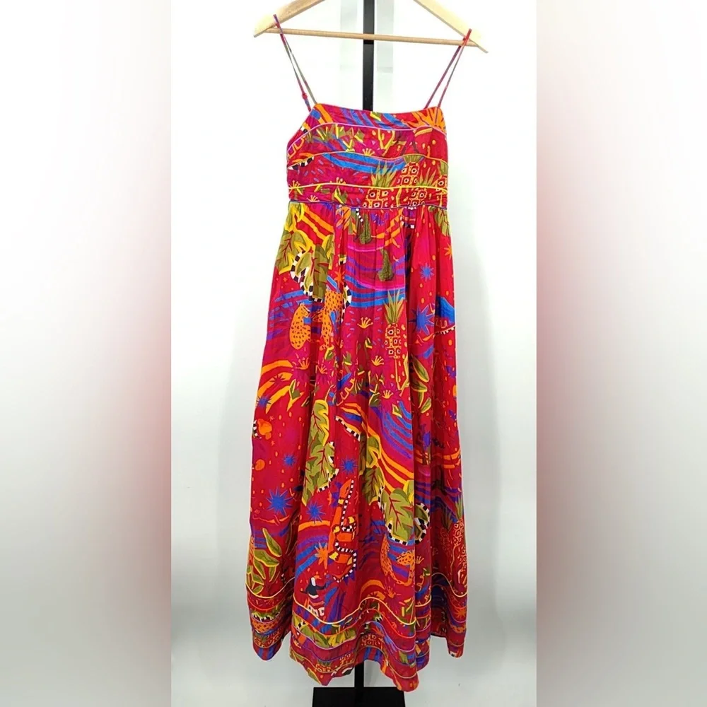 Farm Rio Printed Cotton-Voile Maxi Dress - Picture 7 of 8